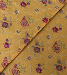 Fabareeze Mustard 3 PC Embroidered Karandi