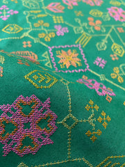 Fabareeze Green 3 PC Embroidered Karandi