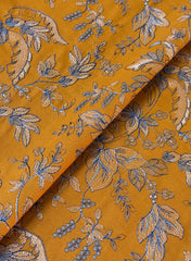 Fabareeze Ocher 3 PC Embroidered Karandi