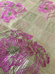 Fabareeze Green 3 PC Embroidered Karandi