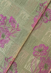 Fabareeze Green 3 PC Embroidered Karandi