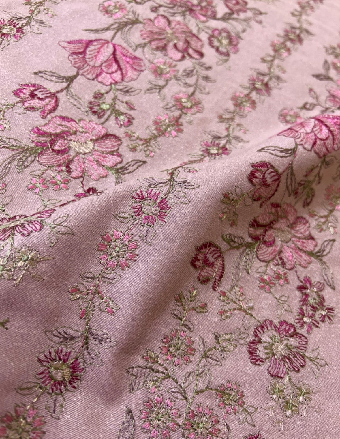 Fabareeze Pink 3 PC Embroidered Karandi