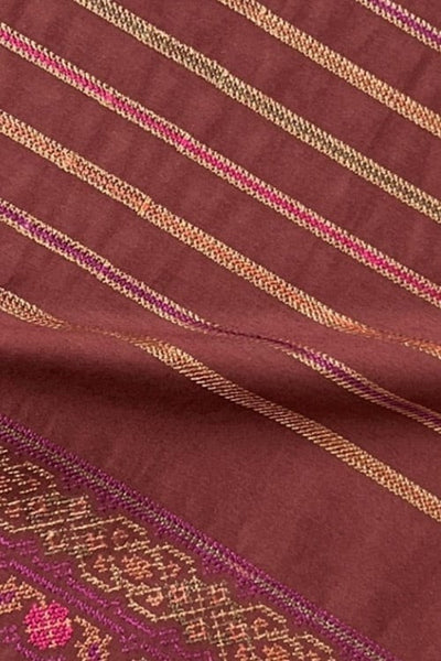 Fabareeze Brown 3 PC Embroidered Karandi