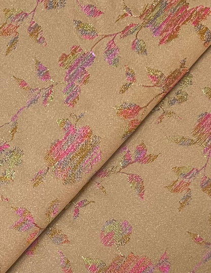 Fabareeze Light brown 3 PC Embroidered Karandi