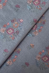 Fabareeze Grey 3 PC Embroidered Karandi