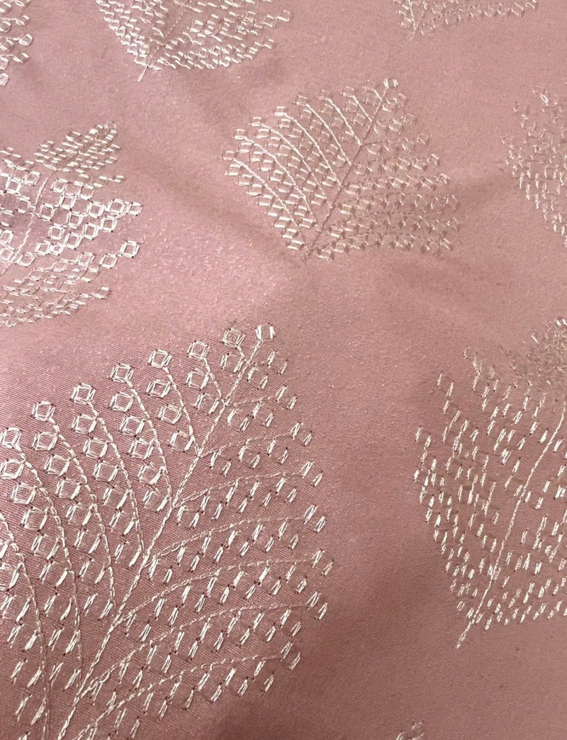 Fabareeze Peach 3 PC Embroidered Karandi