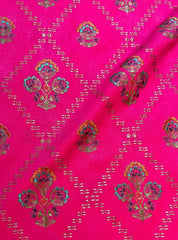 Fabareeze Shocking Pink 3 PC Embroidered Karandi