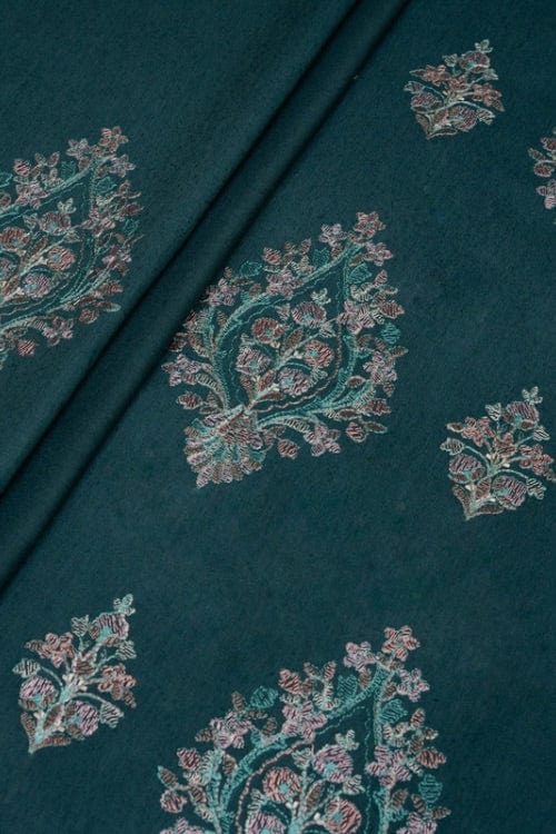 Fabareeze Green 3 PC Embroidered Karandi