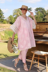 Fabareeze Pink 3 PC Lawn Embroidered