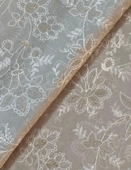 Fabareeze Grey 3 PC Lawn Embroidered