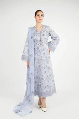 Fabareeze Lilac 3 PC Lawn Embroidered