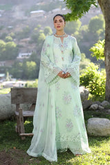 Fabareeze Green 3 PC Lawn Embroidered