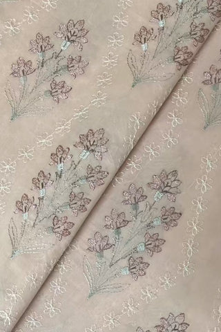 Fabareeze Light Pink 3 PC Lawn Embroidered