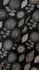 Fabareeze Black 3 PC Lawn Embroidered