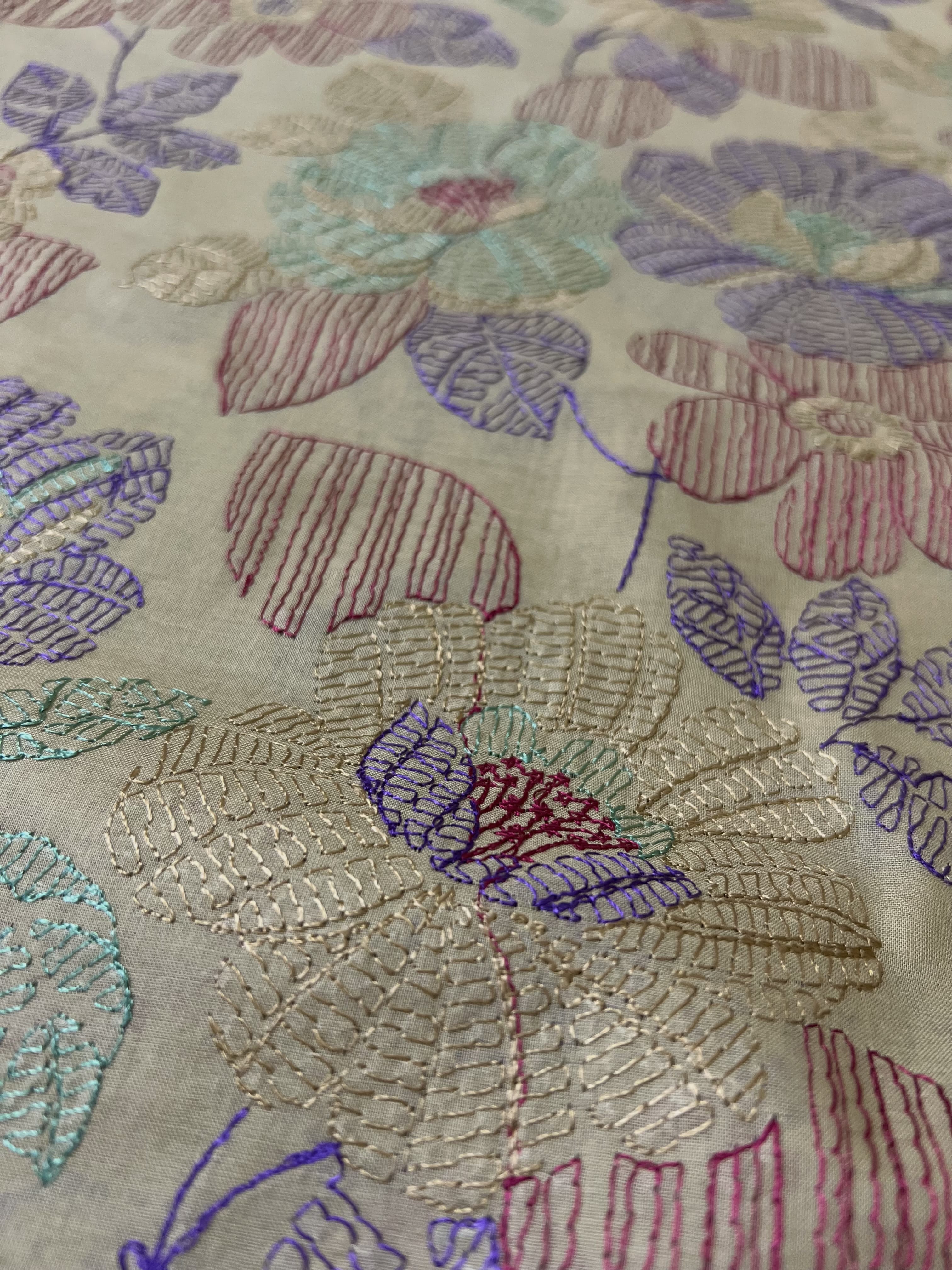 Fabareeze Beige 3 PC Lawn Embroidered