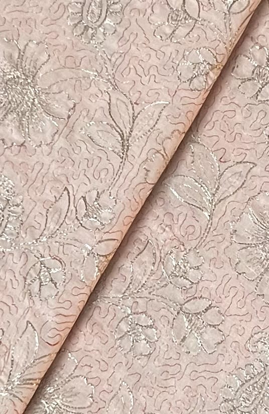 Fabareeze Peach 3 PC Lawn Embroidered