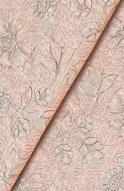 Fabareeze Peach 3 PC Lawn Embroidered