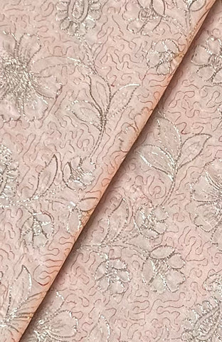 Fabareeze Peach 3 PC Lawn Embroidered