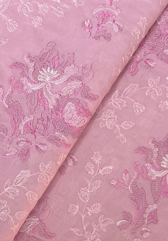 Fabareeze Pink 3 PC Lawn Embroidered