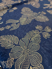 Fabareeze Navy blue 3 PC Lawn Embroidered