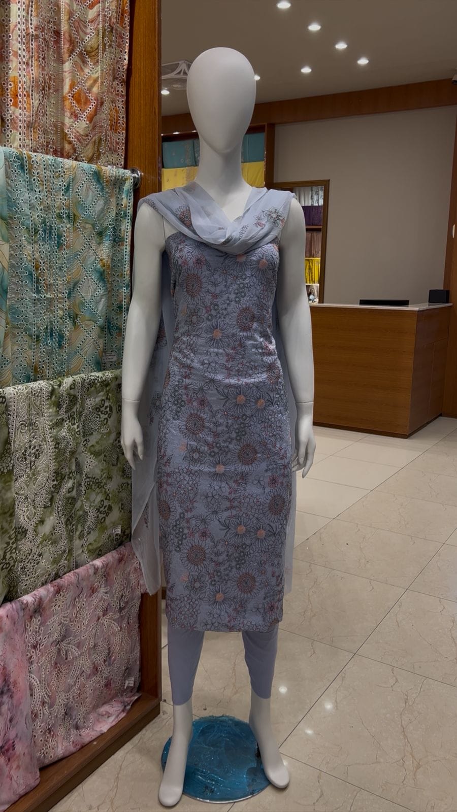 Fabareeze Lilac 3 PC Lawn Embroidered