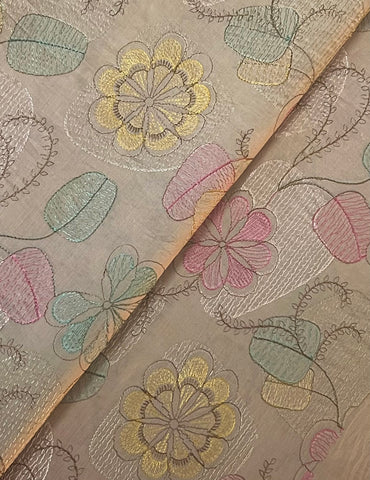 Fabareeze Beige 3 PC Lawn Embroidered