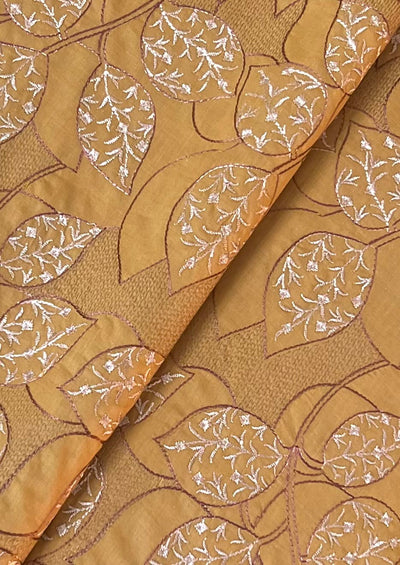 Fabareeze Mustard 3 PC Lawn Embroidered