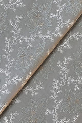 Fabareeze Grey 3 PC Lawn Embroidered
