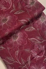 Fabareeze Maroon 3 PC Lawn Embroidered