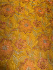 Fabareeze Mustard 3 PC Lawn Embroidered