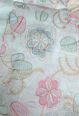 Fabareeze Blue 3 PC Lawn Embroidered
