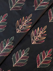 Fabareeze Black 3 PC Lawn Embroidered