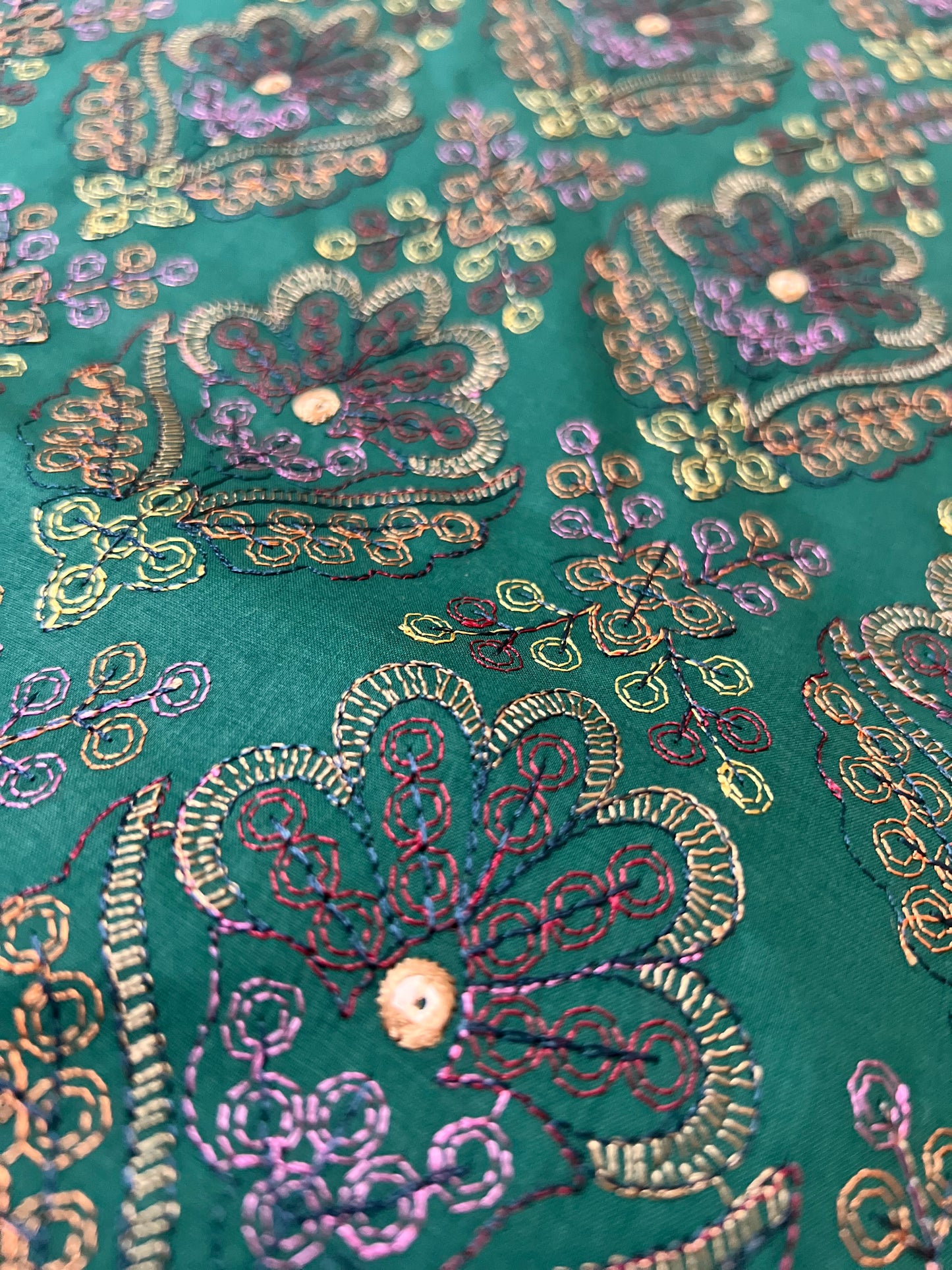 Fabareeze Green 3 PC Lawn Embroidered
