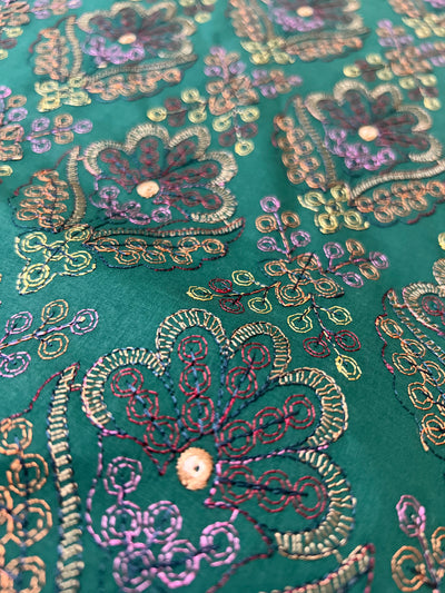 Fabareeze Green 3 PC Lawn Embroidered