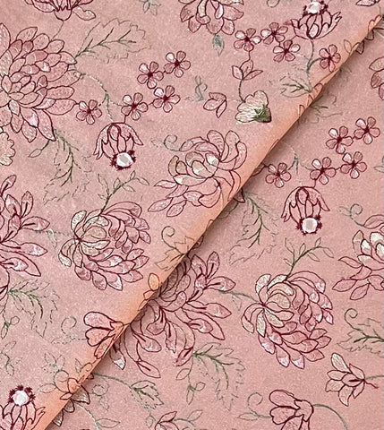 Fabareeze Pink 3 PC Shisha work Karandi