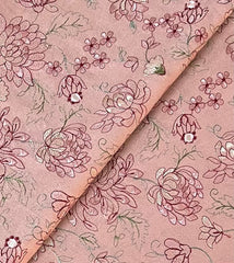 Fabareeze Pink 3 PC Shisha work Karandi