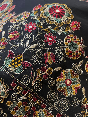 Fabareeze Black 3 PC shishakari Embroidered