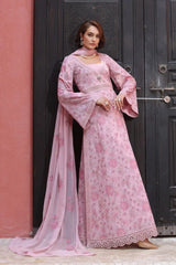 Fabareeze Pink 3 PC Swiss Lawn Embroidered