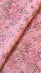 Fabareeze Pink 3 PC Swiss Lawn Embroidered