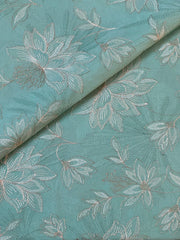 Fabareeze Aqua 3 PC Swiss Lawn Embroidered