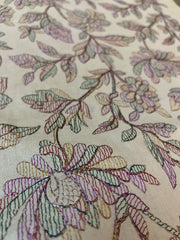 Beige Embroidered Lawn (Unstitched)
