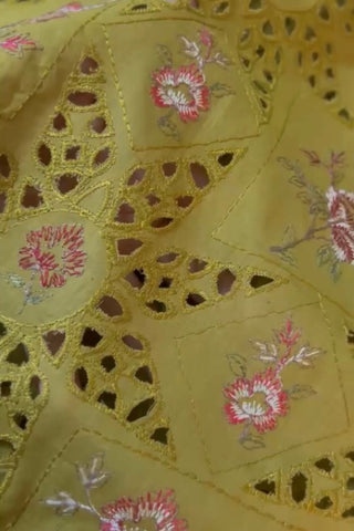 3 PC Cutworkari Embroidered