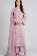 Pink Embroidered Lawn (Unstitched)