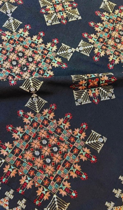 Ethnic spark shawl