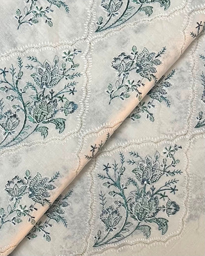 White Embroidered Lawn