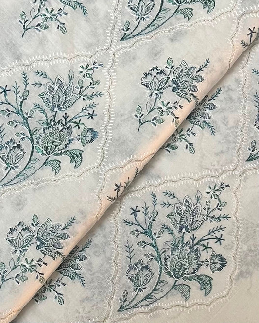 White Embroidered Lawn