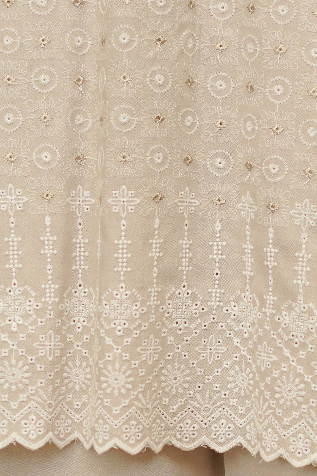 Ivory Karandi Shawl Set