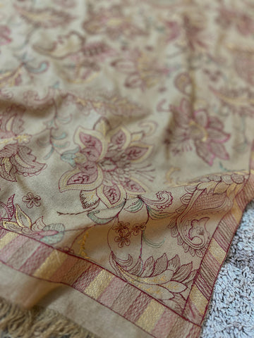 Fabareeze Brown Anchal Shawl