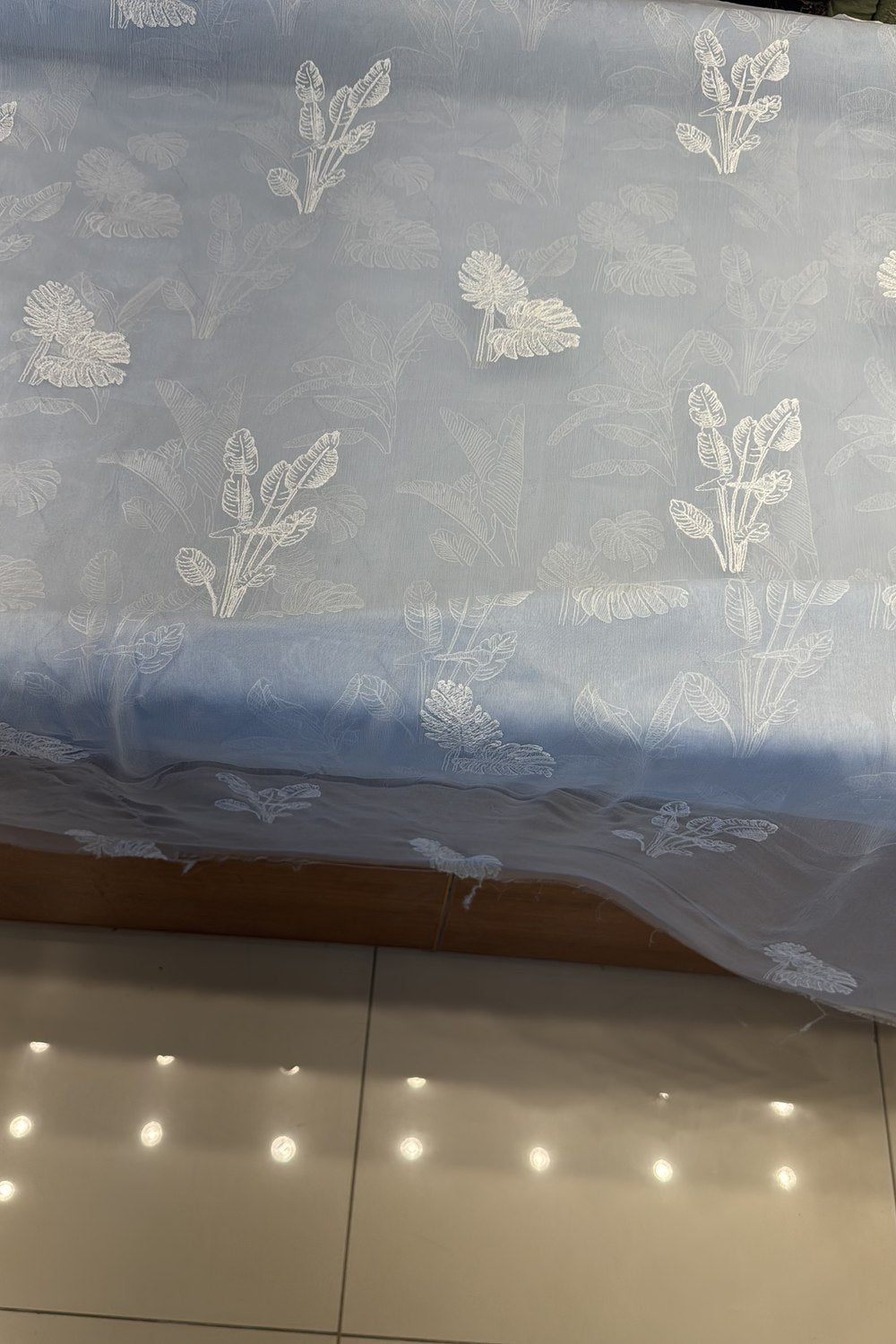 Fabareeze Sky Blue Embroidered Lawn