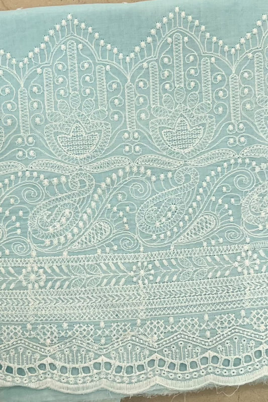 Fabareeze Ferozi Chikankari Cutwork fabric